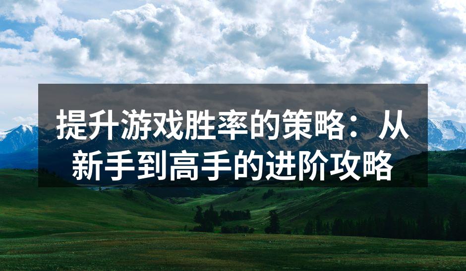 游戏策略分析画面